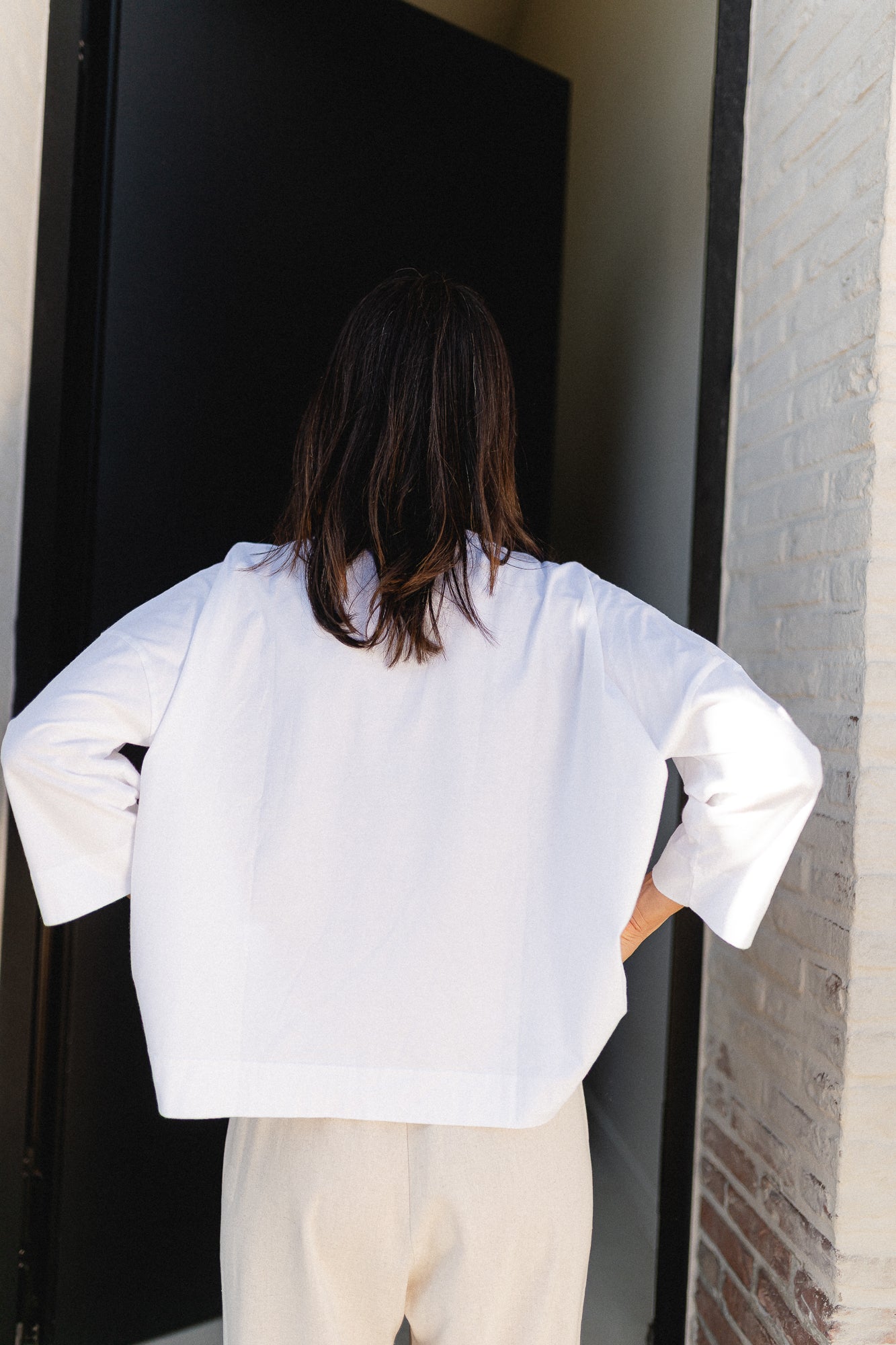 Manon oversized long-sleeved top