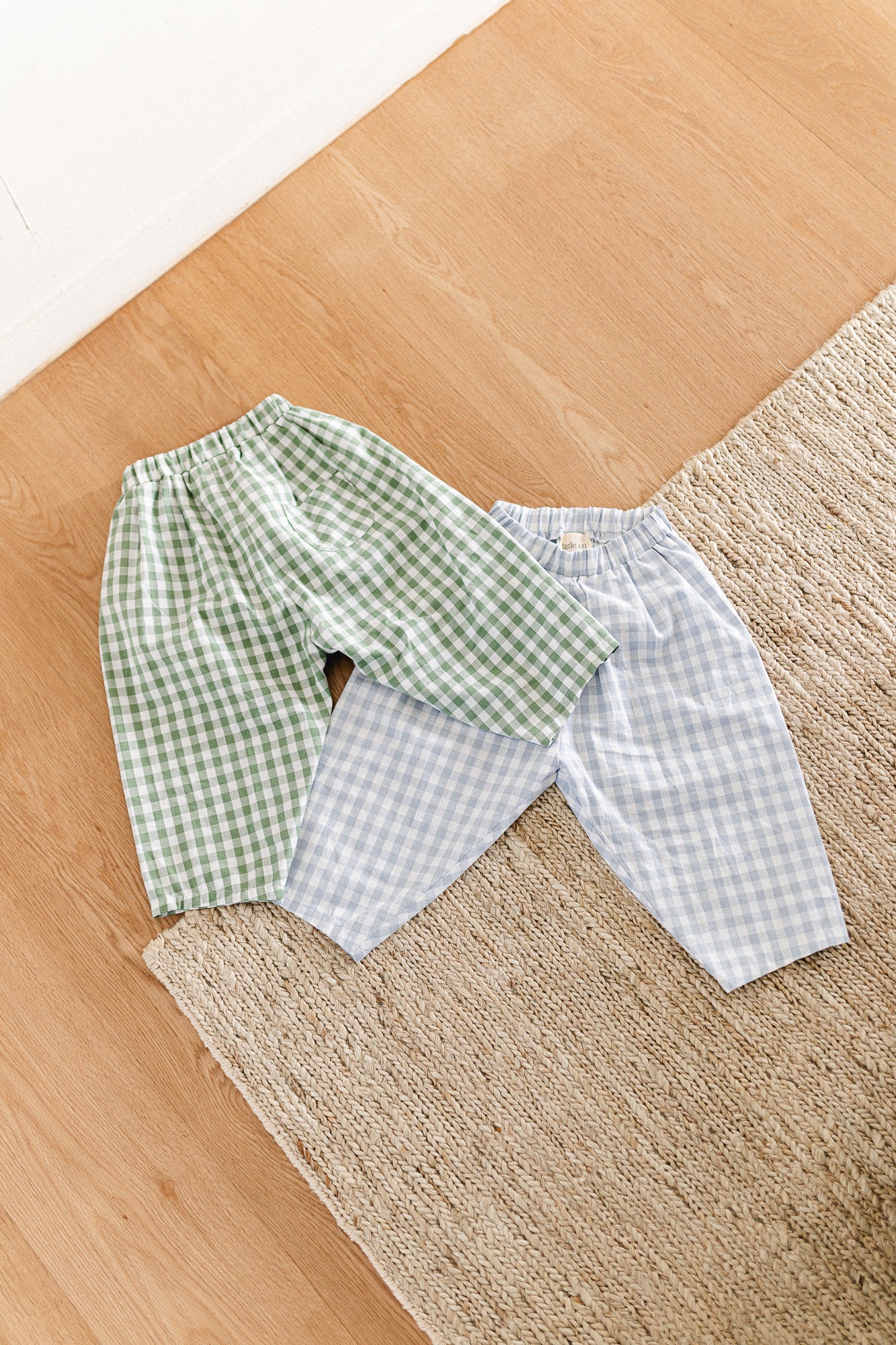 Little Thomas baggy pantalon vichy green