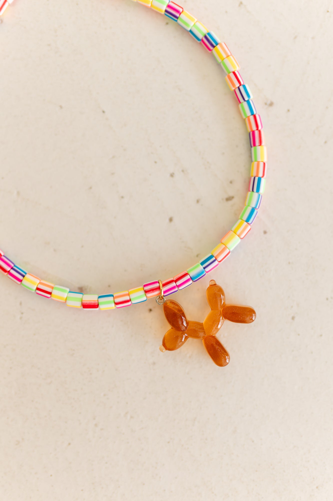 Kimchi necklace multicolor puppy